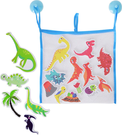 Bath Stickers with Header – Dinosaurs