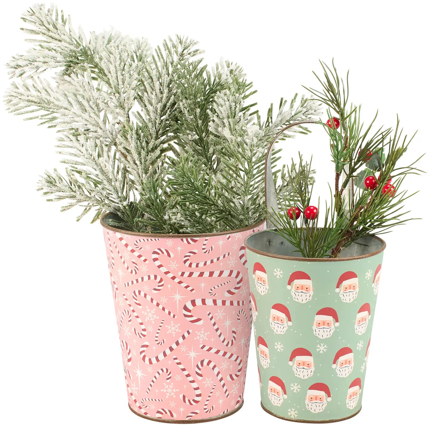 Candy Cane Wall Buckets