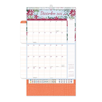 2026 Secret Garden Wall Calendar