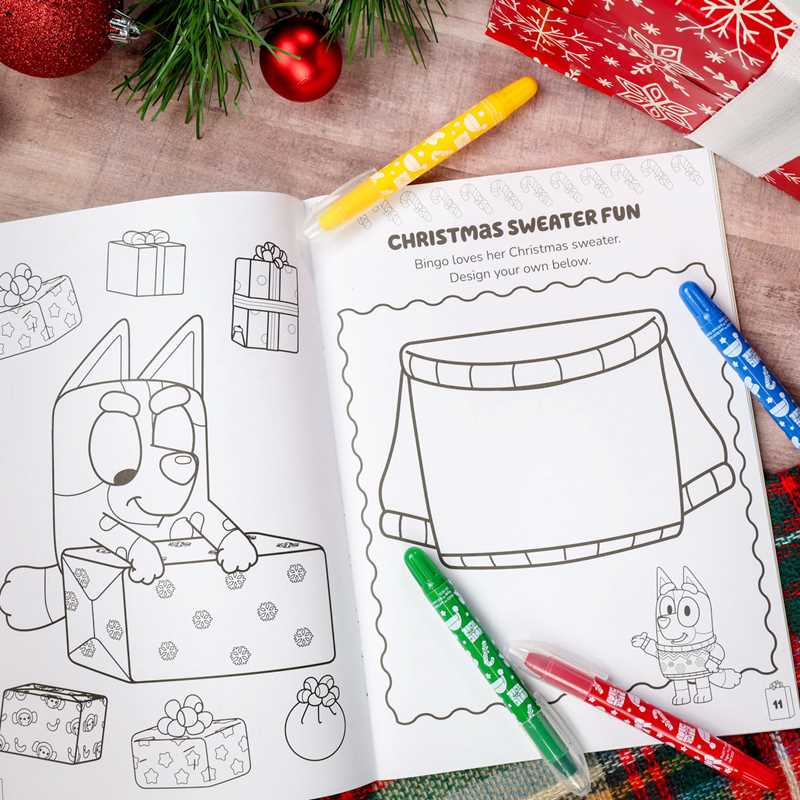 Hooray Christmas! Bluey Colortivity