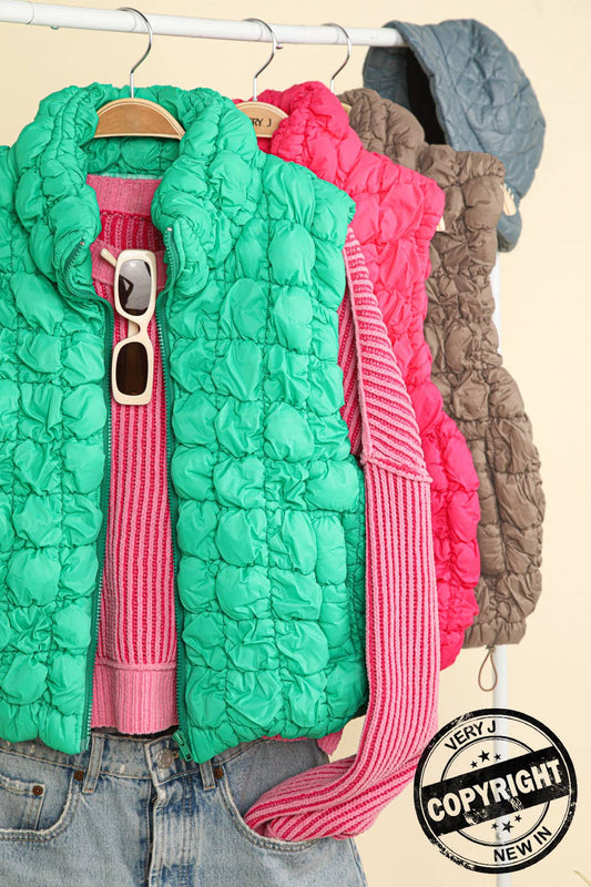 Bubble Quilted Puffer Vest