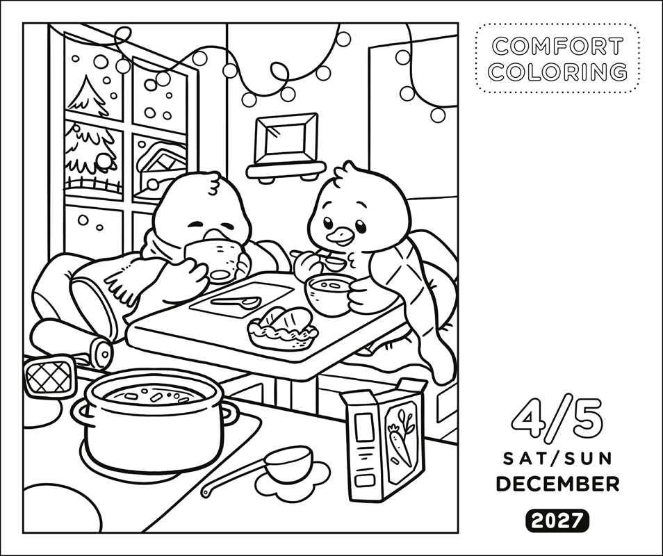 Comfort Coloring 2027 Day-to-Day Calendar by Andrews McMeel Publishing