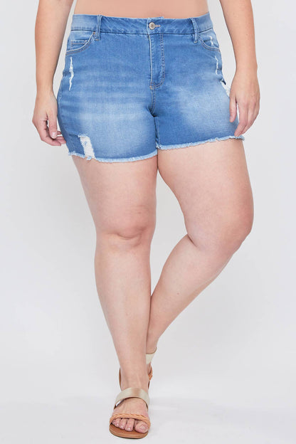PL Frayed Hem Shorts