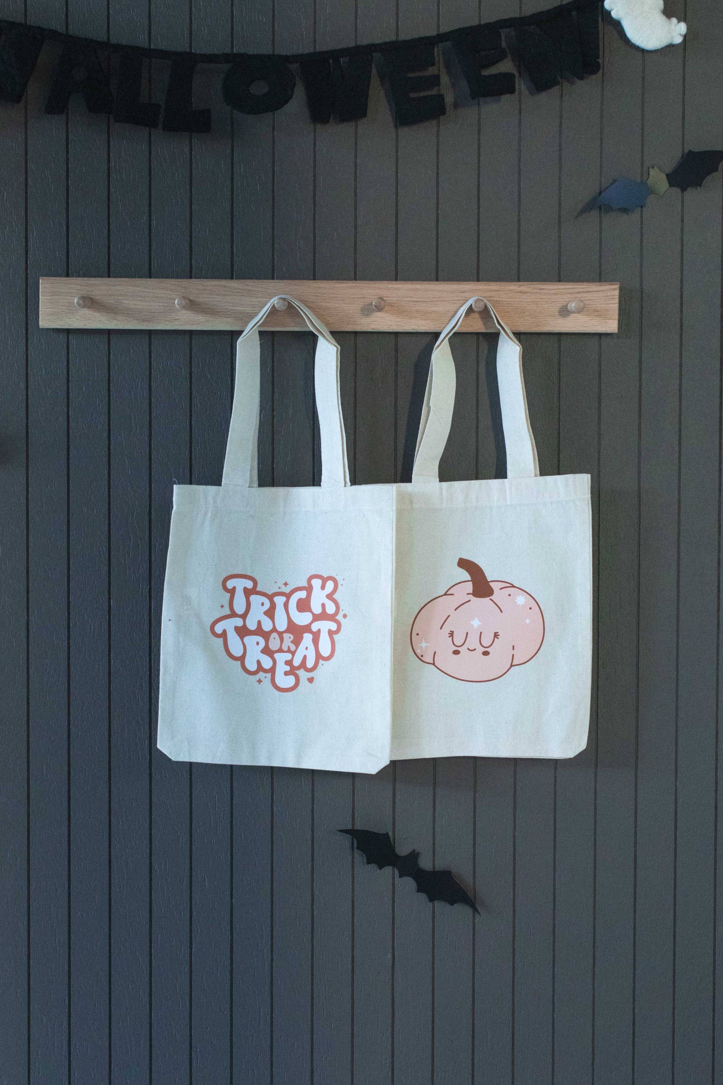 Halloween Trick or Treat Tote Bag