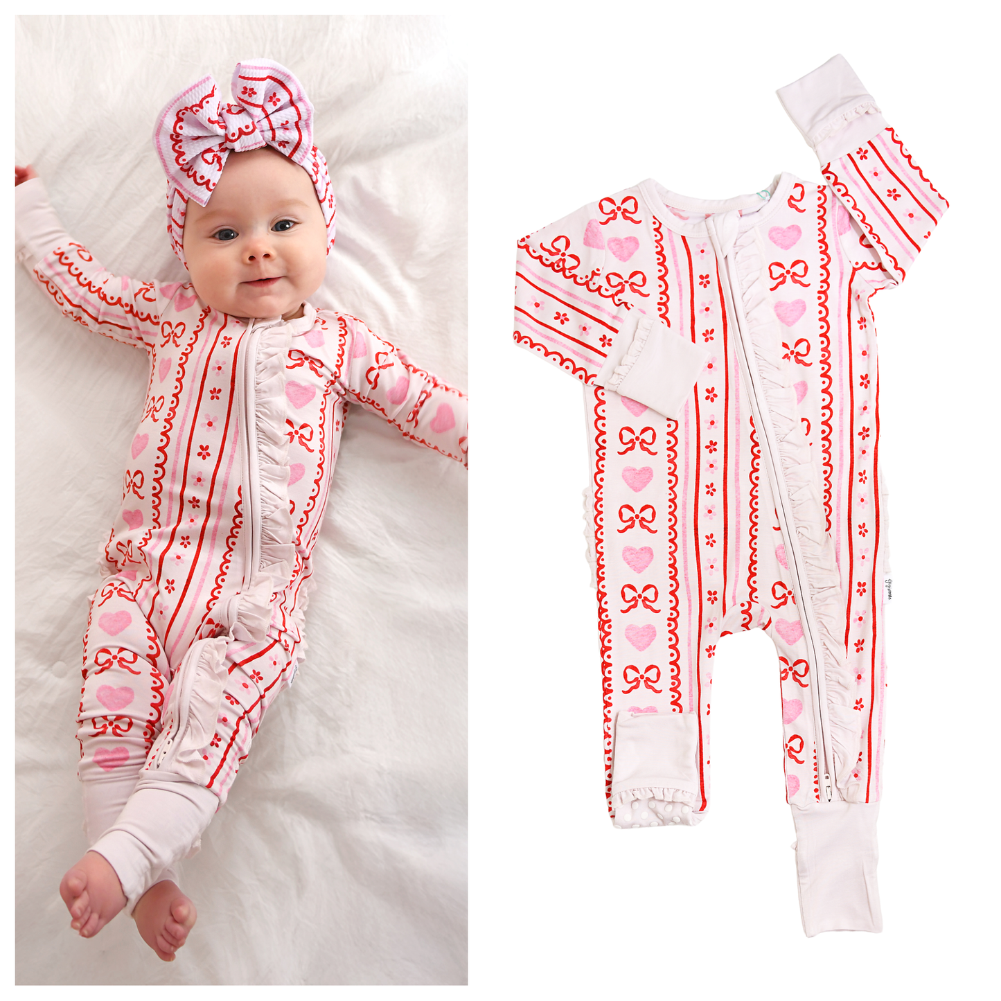 Hallie Ruffle Zip