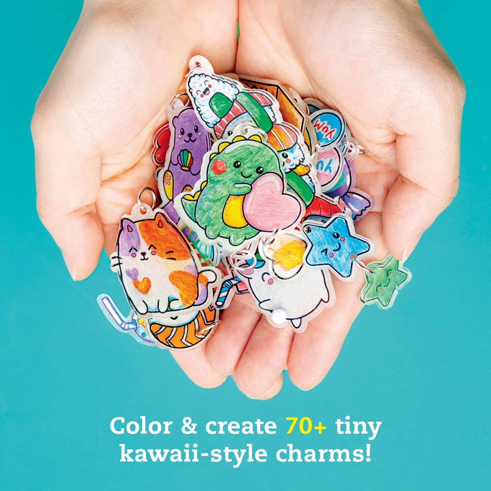 Color & Shrink Charms: Kawaii Style