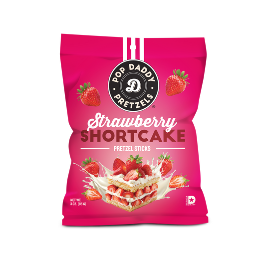 Seasoned Pretzels - 3oz - Strawberry Shortcake (NEW 12CT)