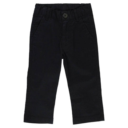 Black Stretch Chino Pants