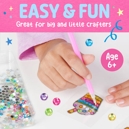 Big Gem Diamond Painting Stickers Mini Kit - DIY for Kids