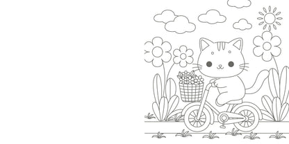 The Super-Cute Cozy Cat Coloring Book