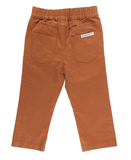 Brown Straight Chino Pants