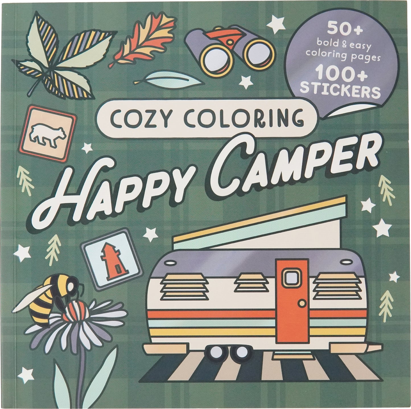 Cozy Coloring Happy Camper