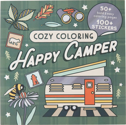 Cozy Coloring Happy Camper