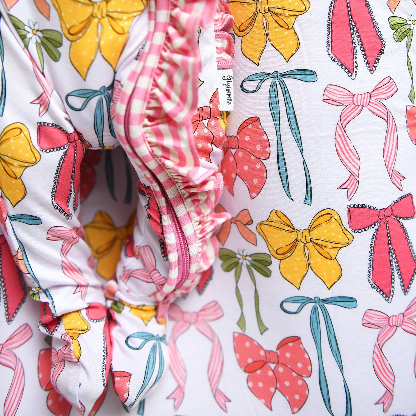 Eliza Ruffle Zip