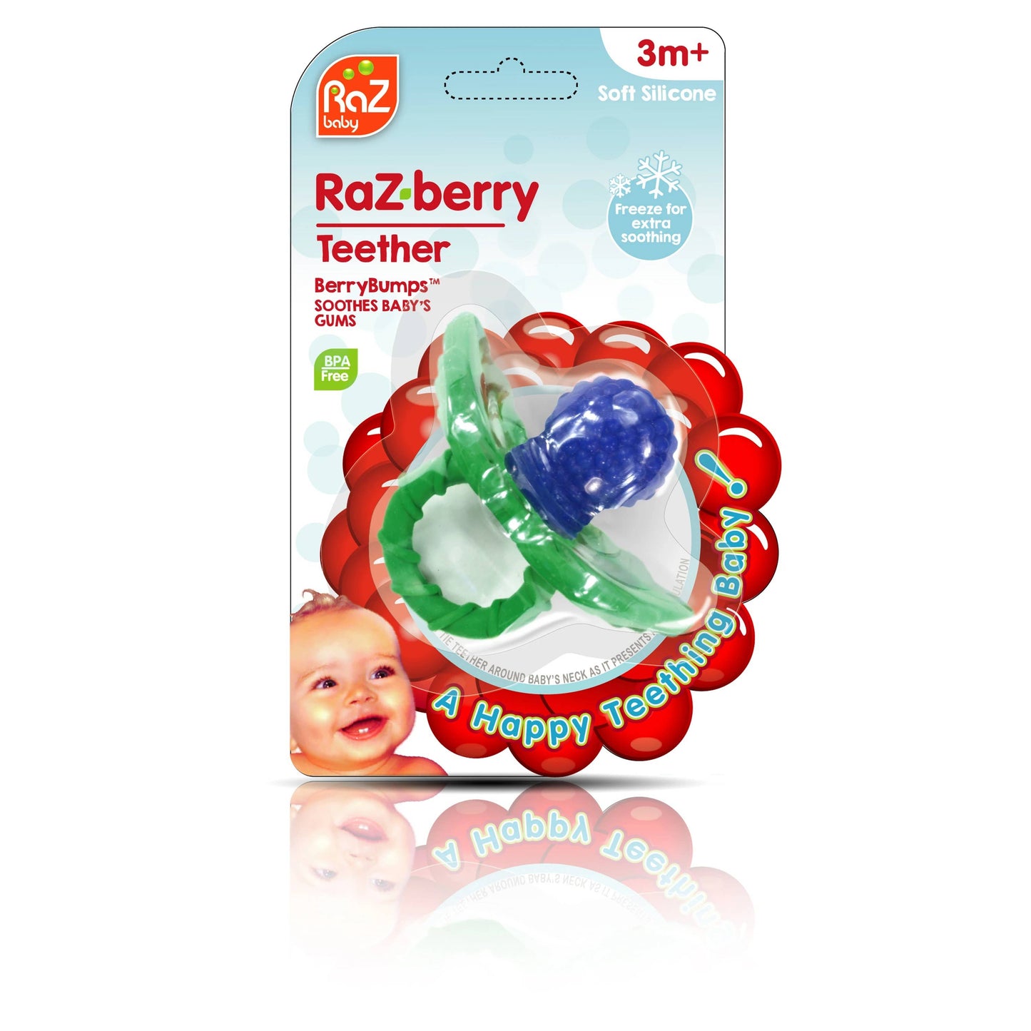RaZberry Silicone Teether