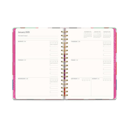 2025 Summer Poppies Tri-Tab Planner