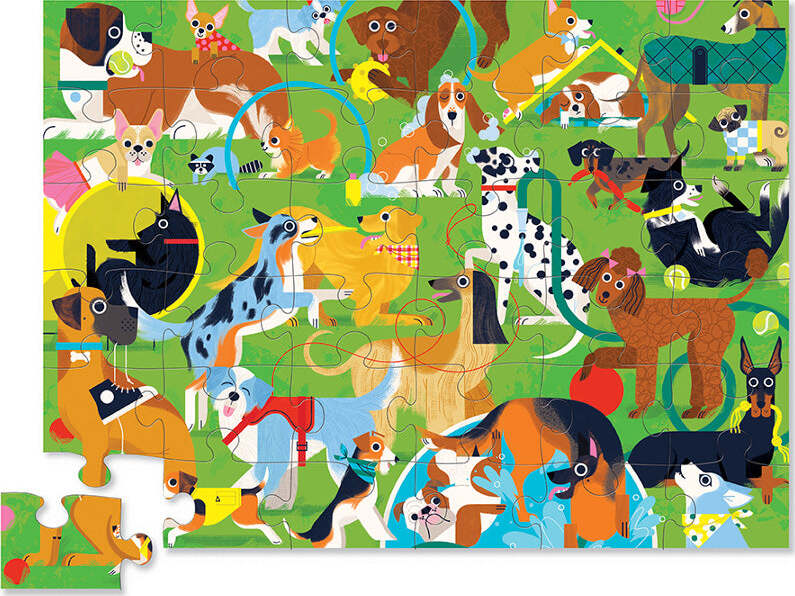 36-Piece Puzzle - Playful Pups