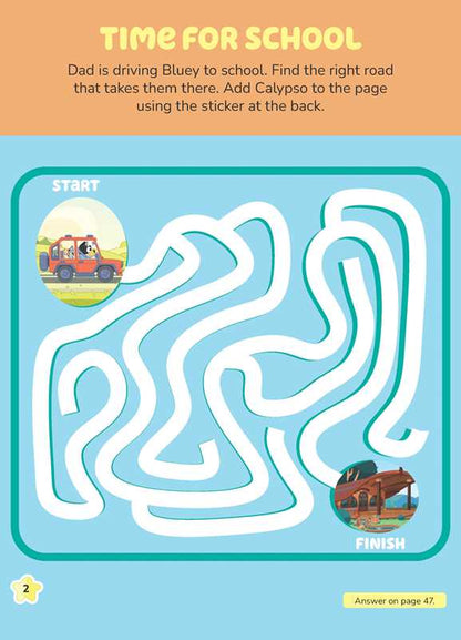 Best Friends Bluey Stickertivity