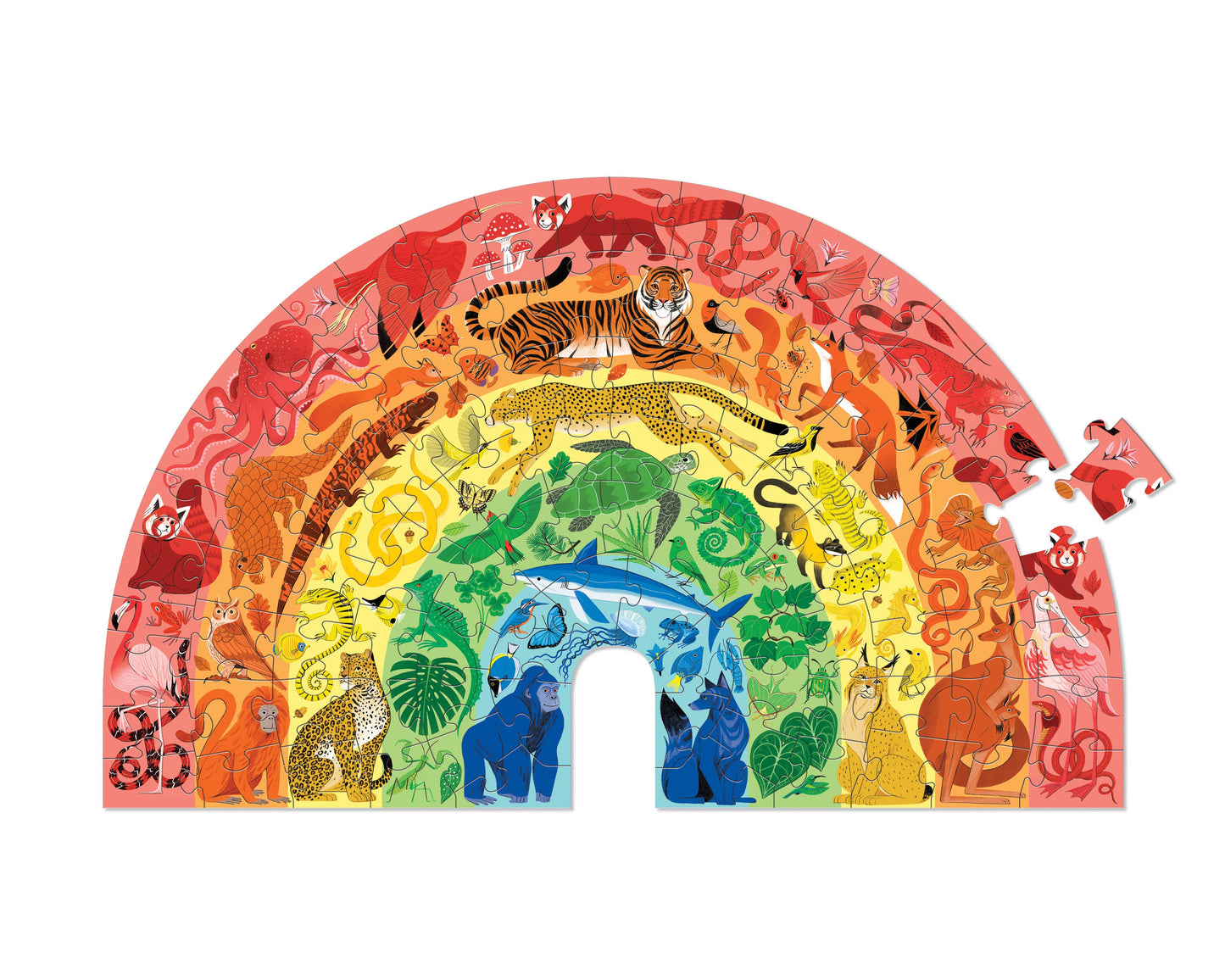 Rainbow Animals 100 pc Puzle
