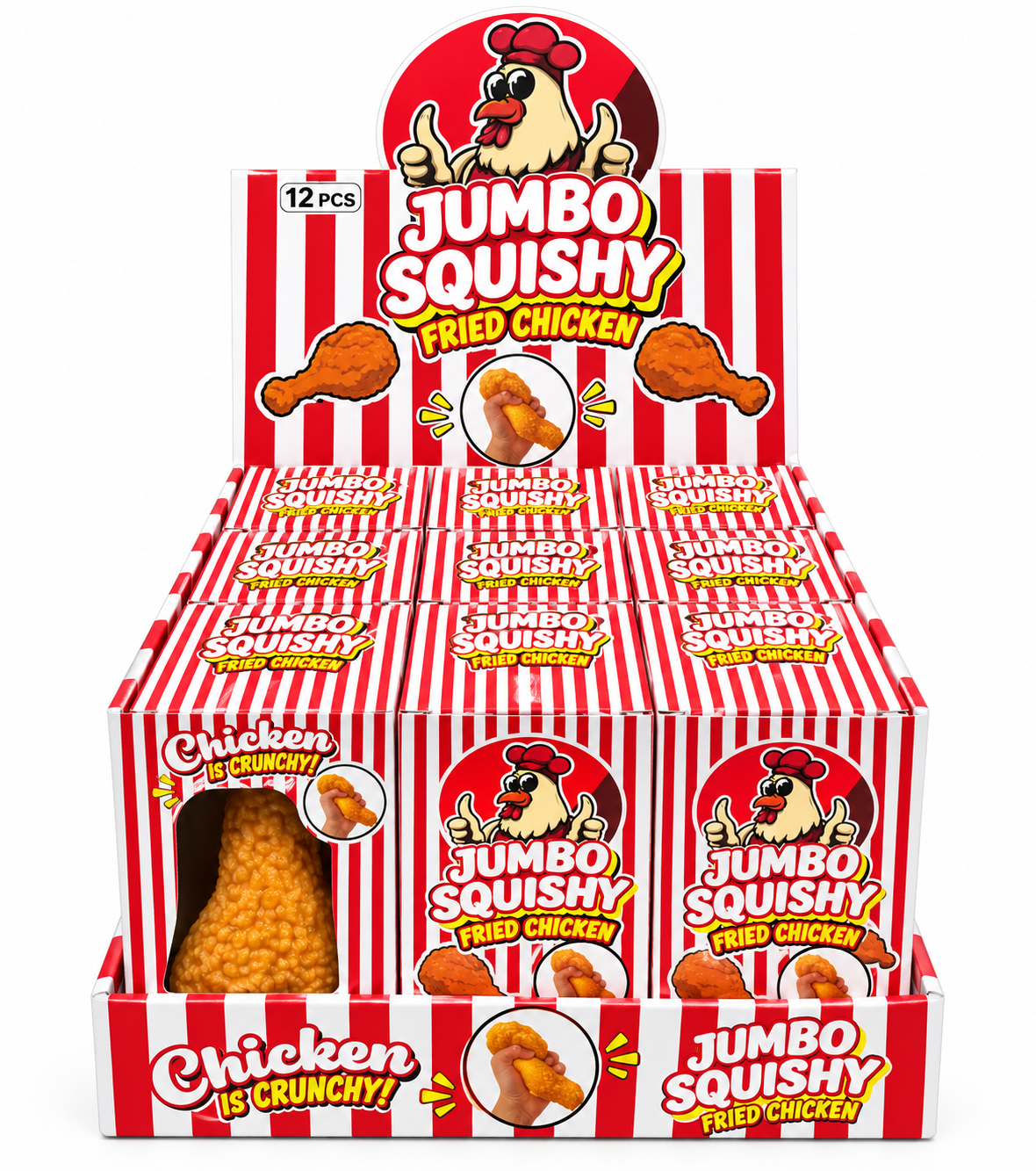 Jumbo Crunchy Chicken Squishy