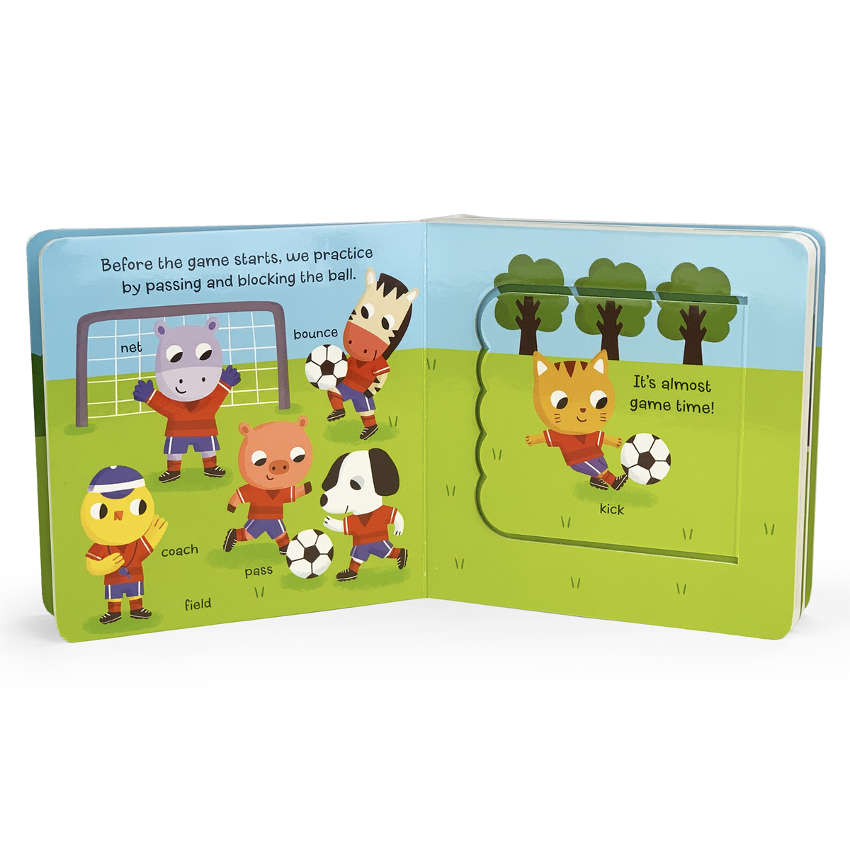 Let's Play Soccer Lift-a-Flap Board Book
