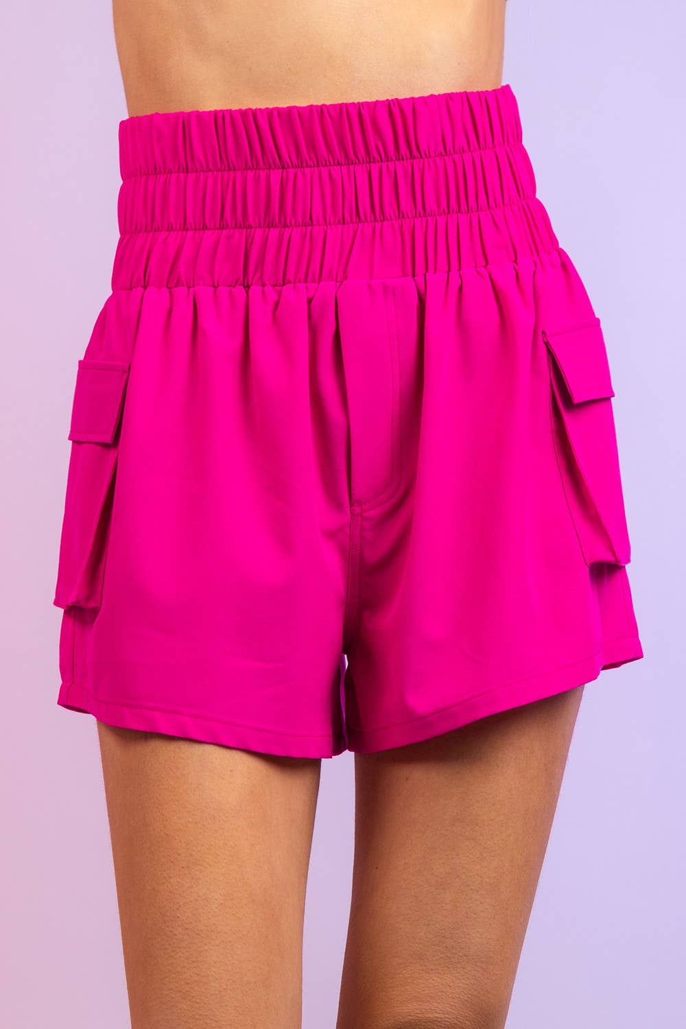 Hi-Waisted Active Shorts