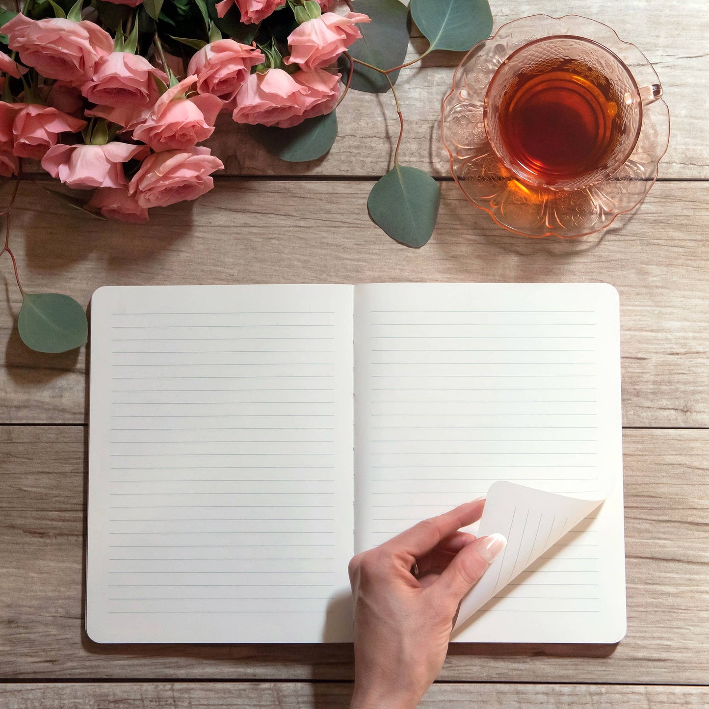 Keep Blossoming Medium Coptic-Bound Journal