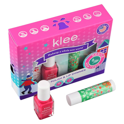 Angels' Halos Water-Based Nail Polish and Lip Shimmer Set