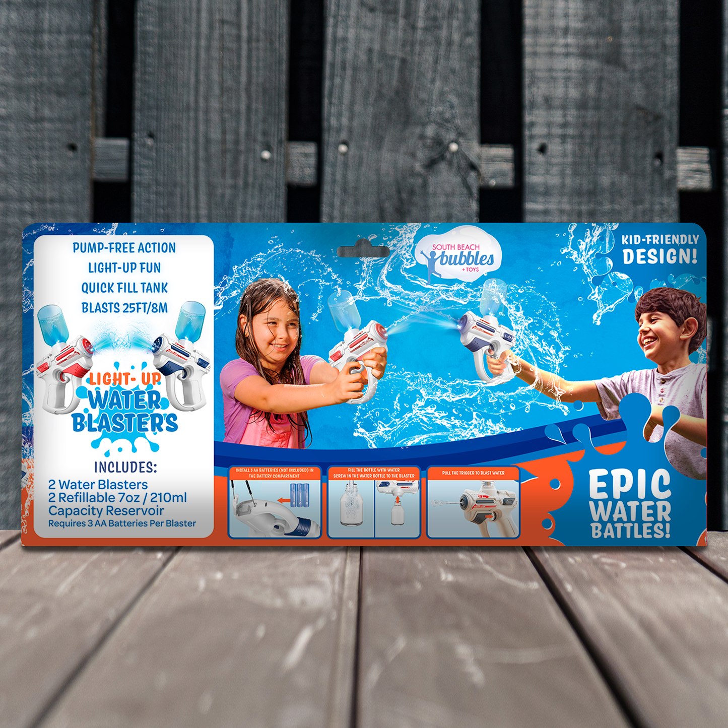 Light-Up Water Blaster Two-Pack