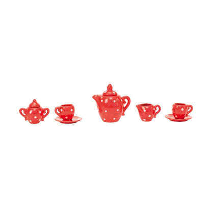 The Big Family Suitcase Ceramic Tea Party Set