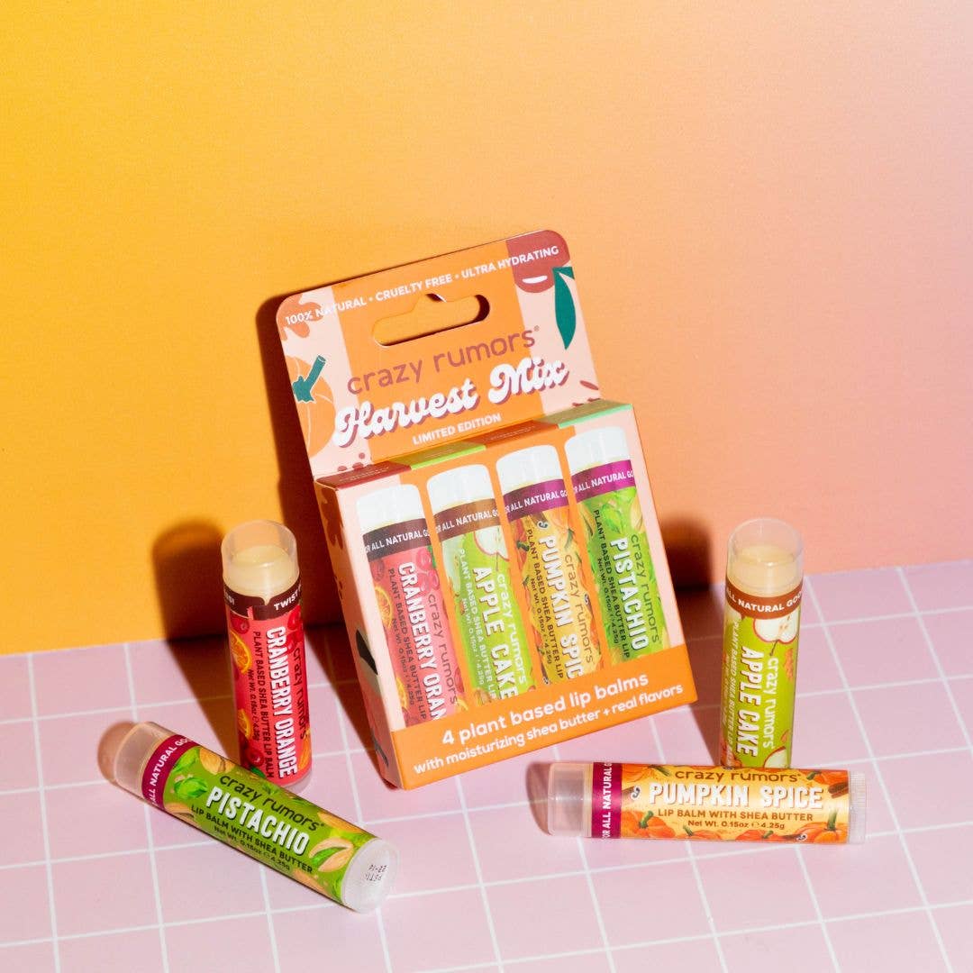 Harvest Mix  -  4 Pack Lip Balm Gift Box (Limited Edition)