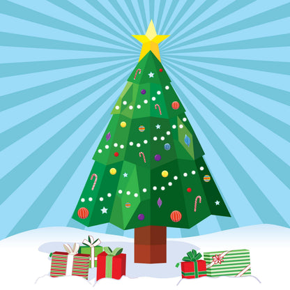 Christmas Paint by Sticker Kids