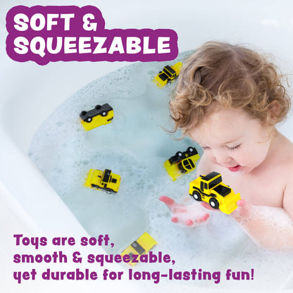 Construction Trucks Bath Toys