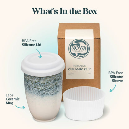 Glacier Ceramic Cups and Mugs