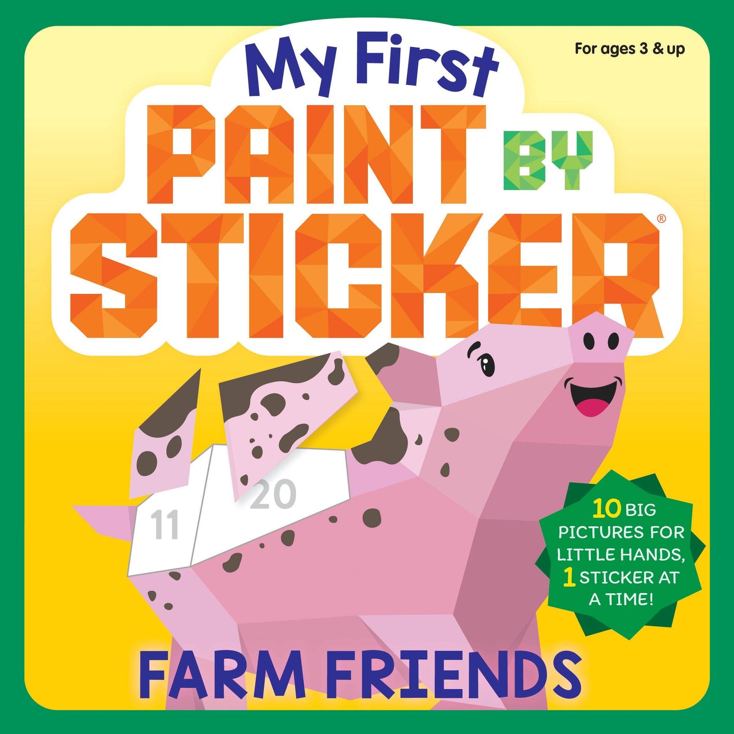 Farm Friends My First Paint by Sticker