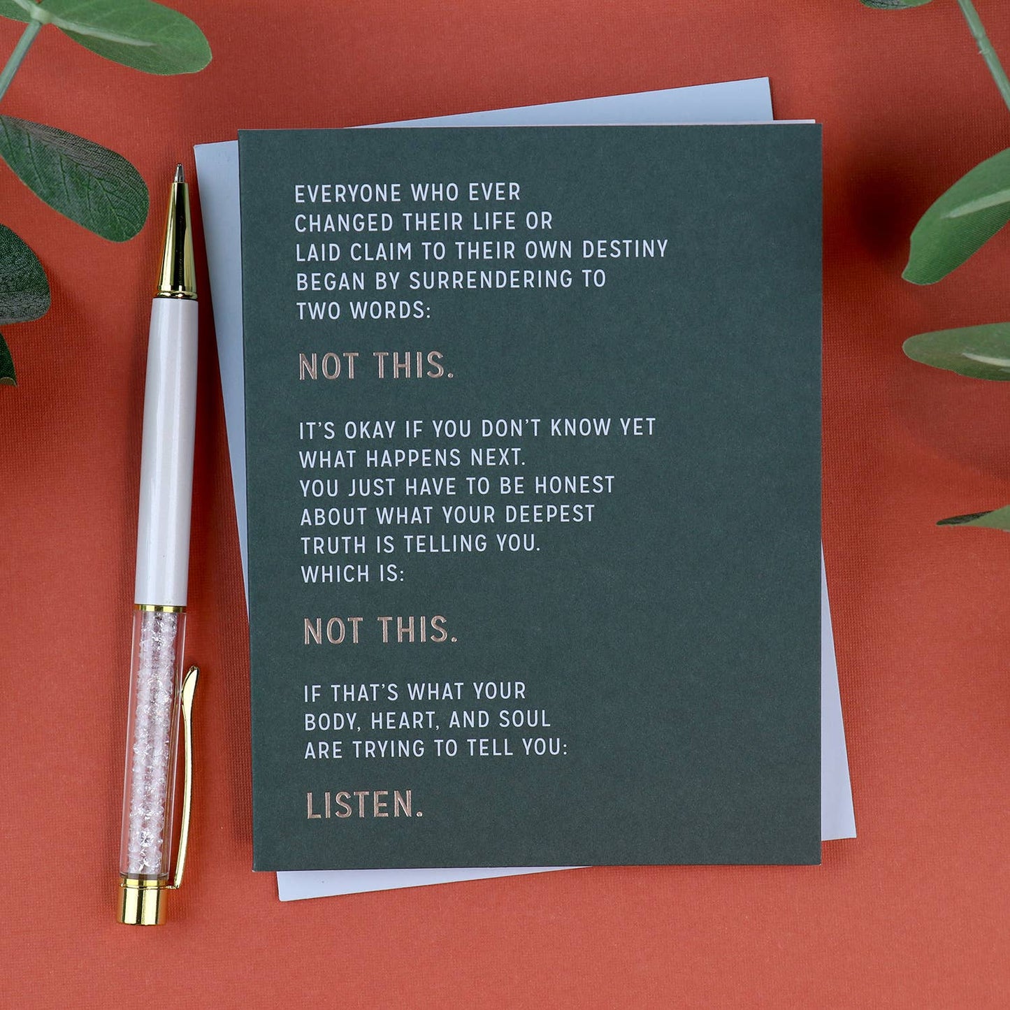 Elizabeth Gilbert Not This Card