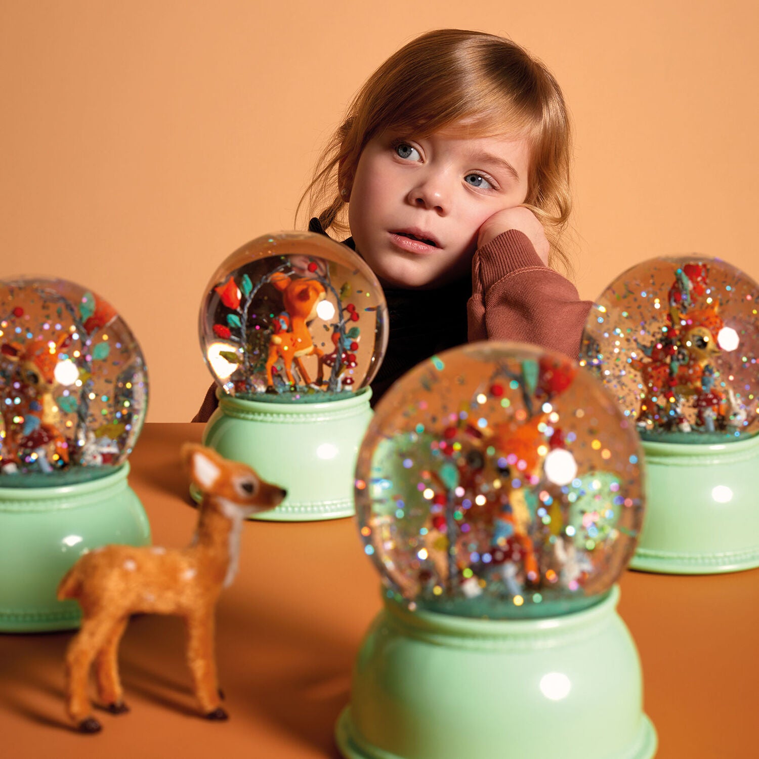 Snowglobe Nightlights Fawn 