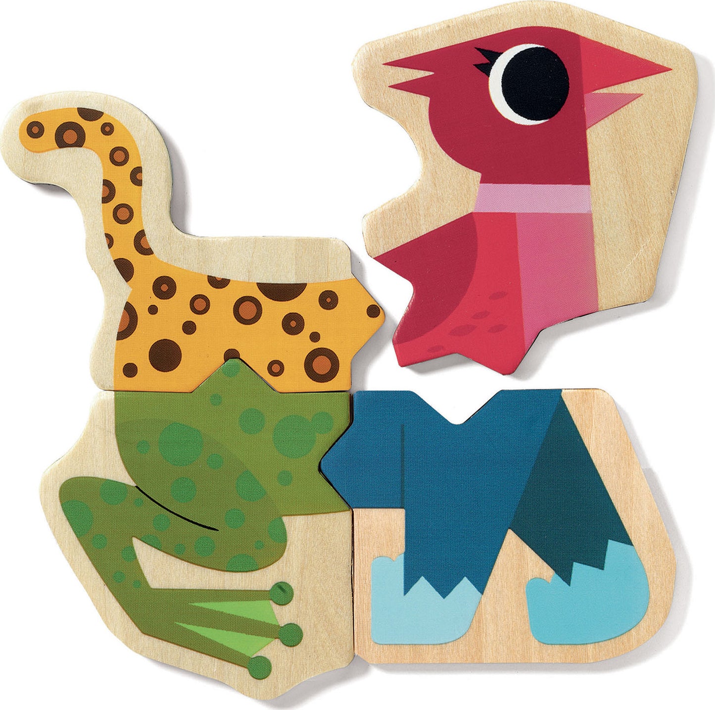 Mixanimo Mix & Match Wooden Animal Magnets