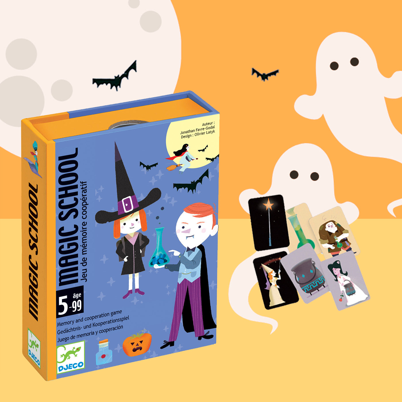Magic School Memory and Cooperation Playing Card Game