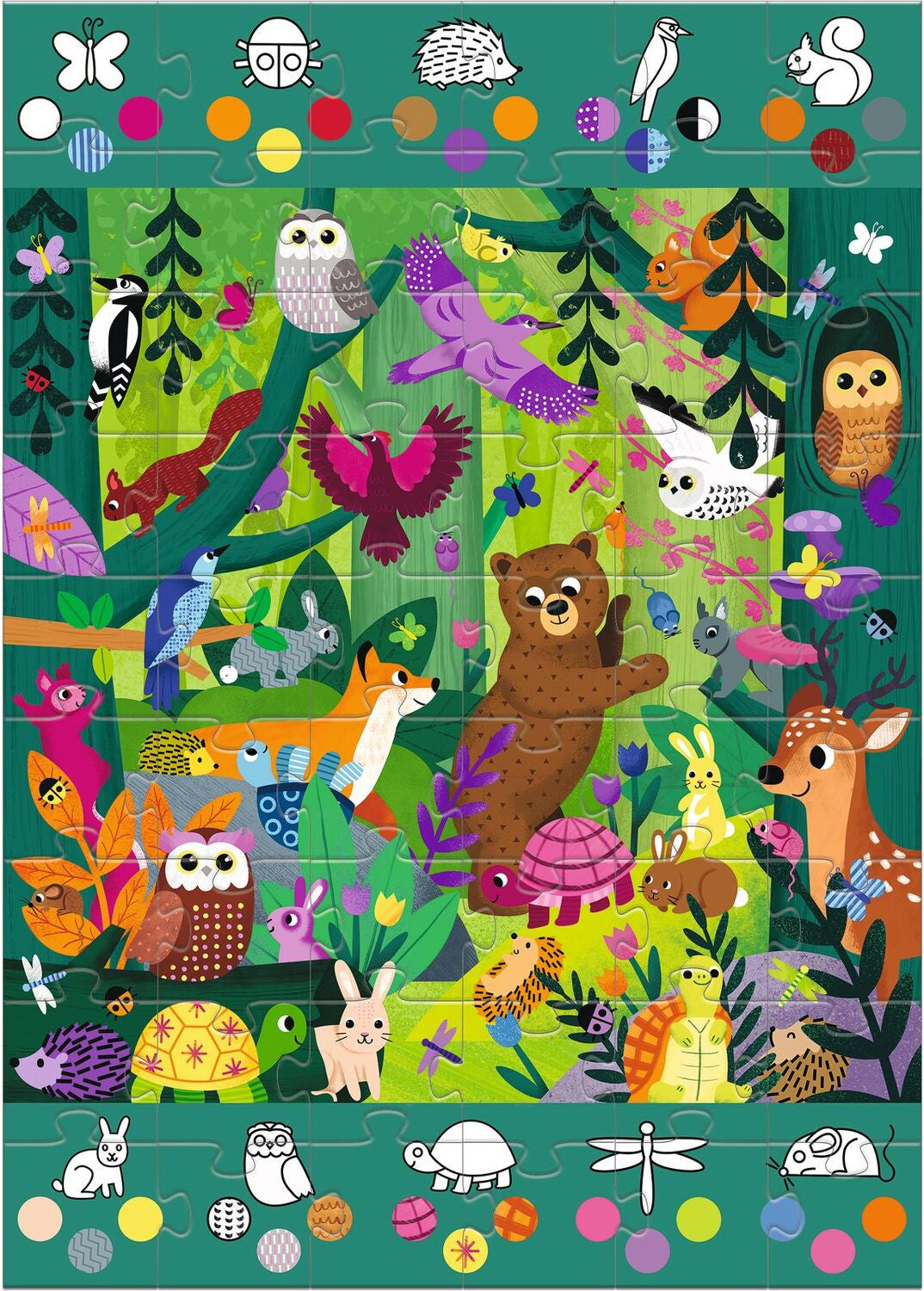 Observation Forest Giant Floor Jigsaw Puzzle