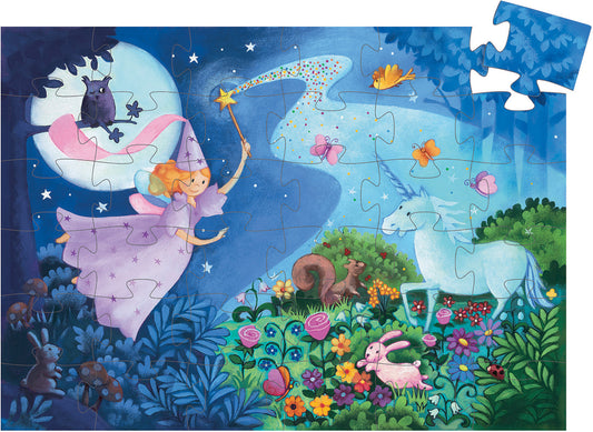 Fairy & Unicorn 36pc Silhouette Puzzle