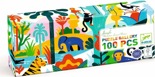 Jungle 100pc Gallery Jigsaw Puzzle + Poster