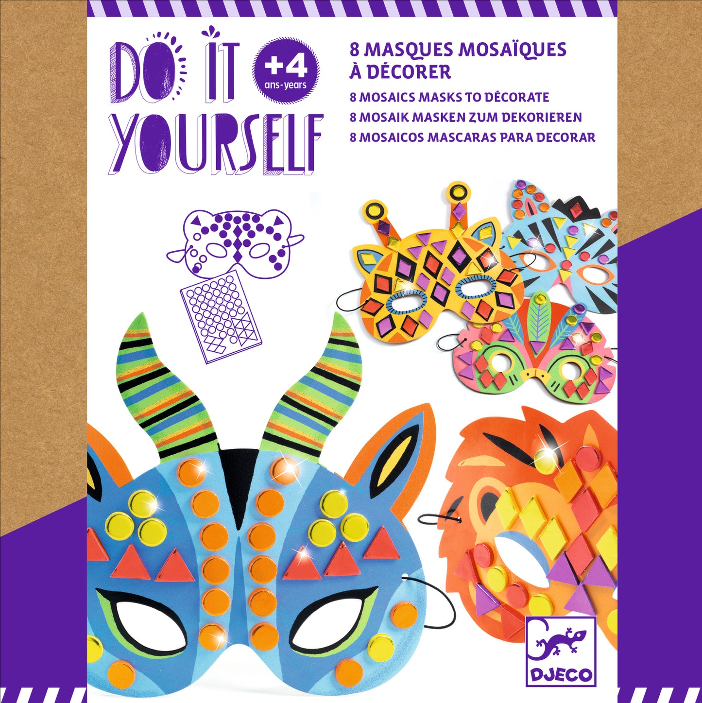 Diy Jungle Animal Masks