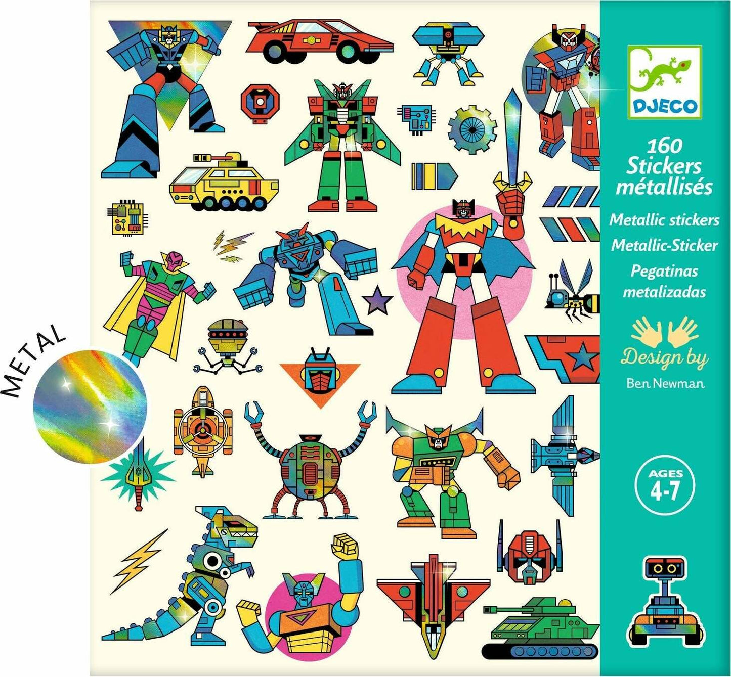 Robots Sticker Sheets