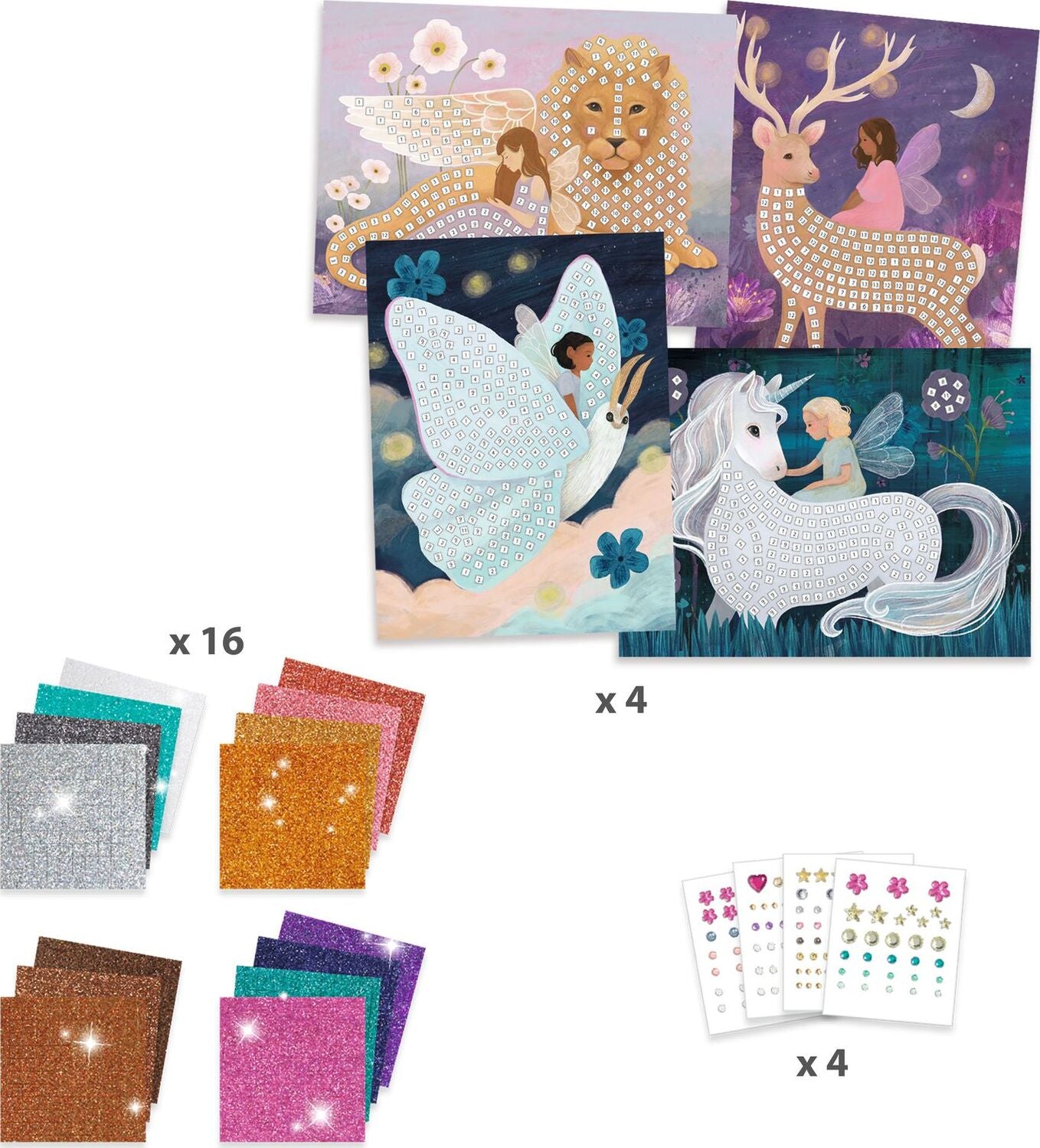 Enchanted World Sticker & Jewel Mosaic