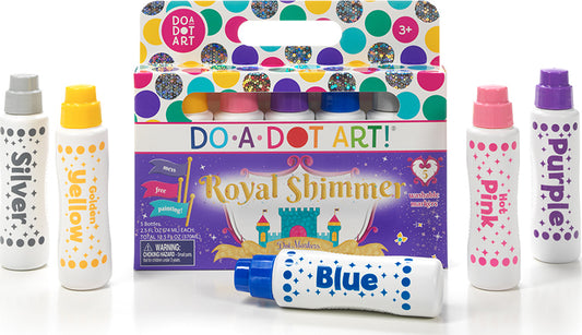 Dot-Art Markers Royal 5-pk Shimmer [Washable]