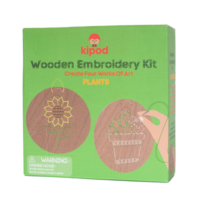 Plants Wooden Embroidery Kit