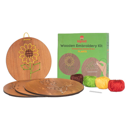 Plants Wooden Embroidery Kit