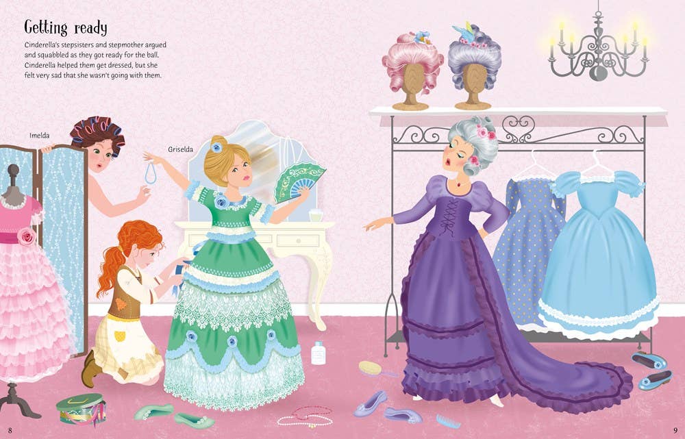 Cinderella Sticker Dolly Dressing