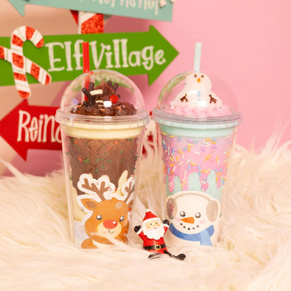 Christmas Tumbler - Smiling Snowman